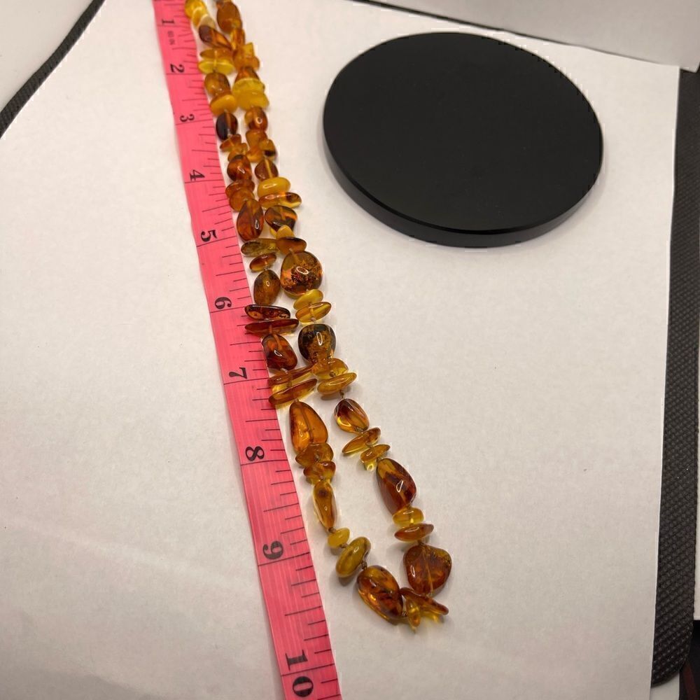 Necklace made real different amber’s - Picture 7 of 13